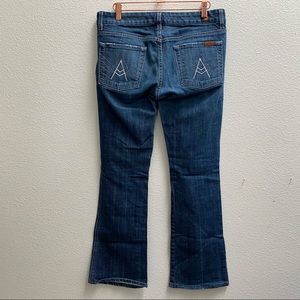 7 for all Mankind A pocket flare bootcut jeans Y2k